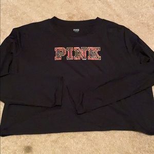 Cropped long sleeve shirt